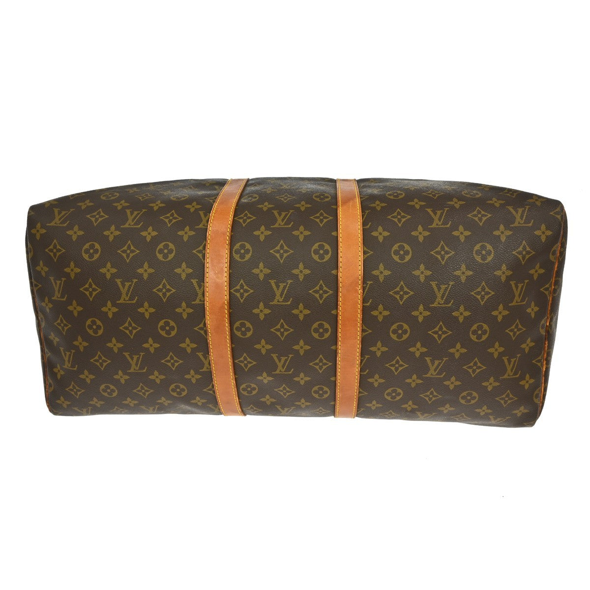 Louis Vuitton Keepall Bag Monogram Canvas Brown Canvas Travel Bag