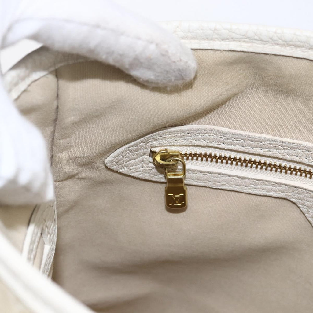 Louis Vuitton Petit Bucket Bag Mini Lin Beige Canvas Shoulder Bag