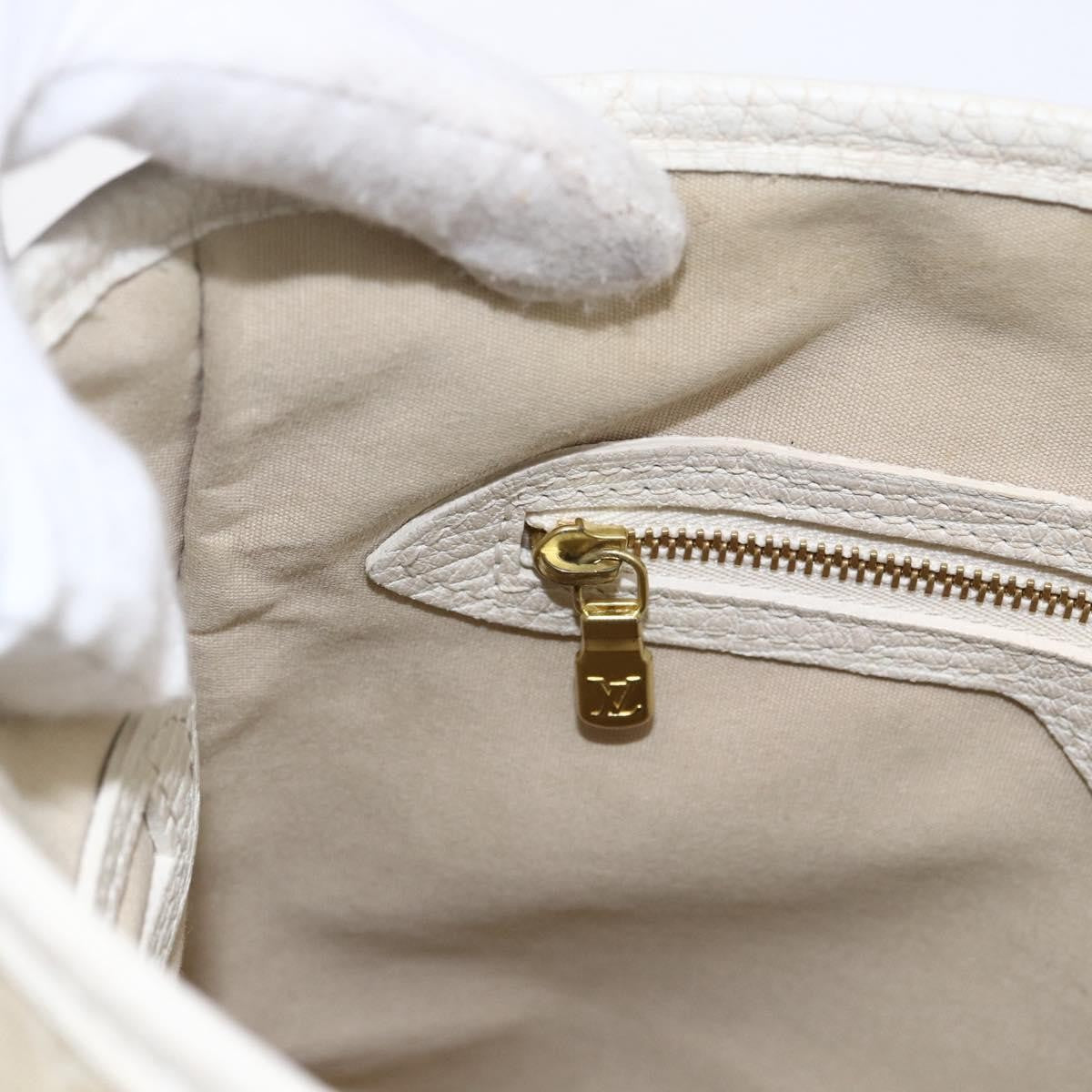 Louis Vuitton Petit Bucket Bag Mini Lin Beige Canvas Shoulder Bag