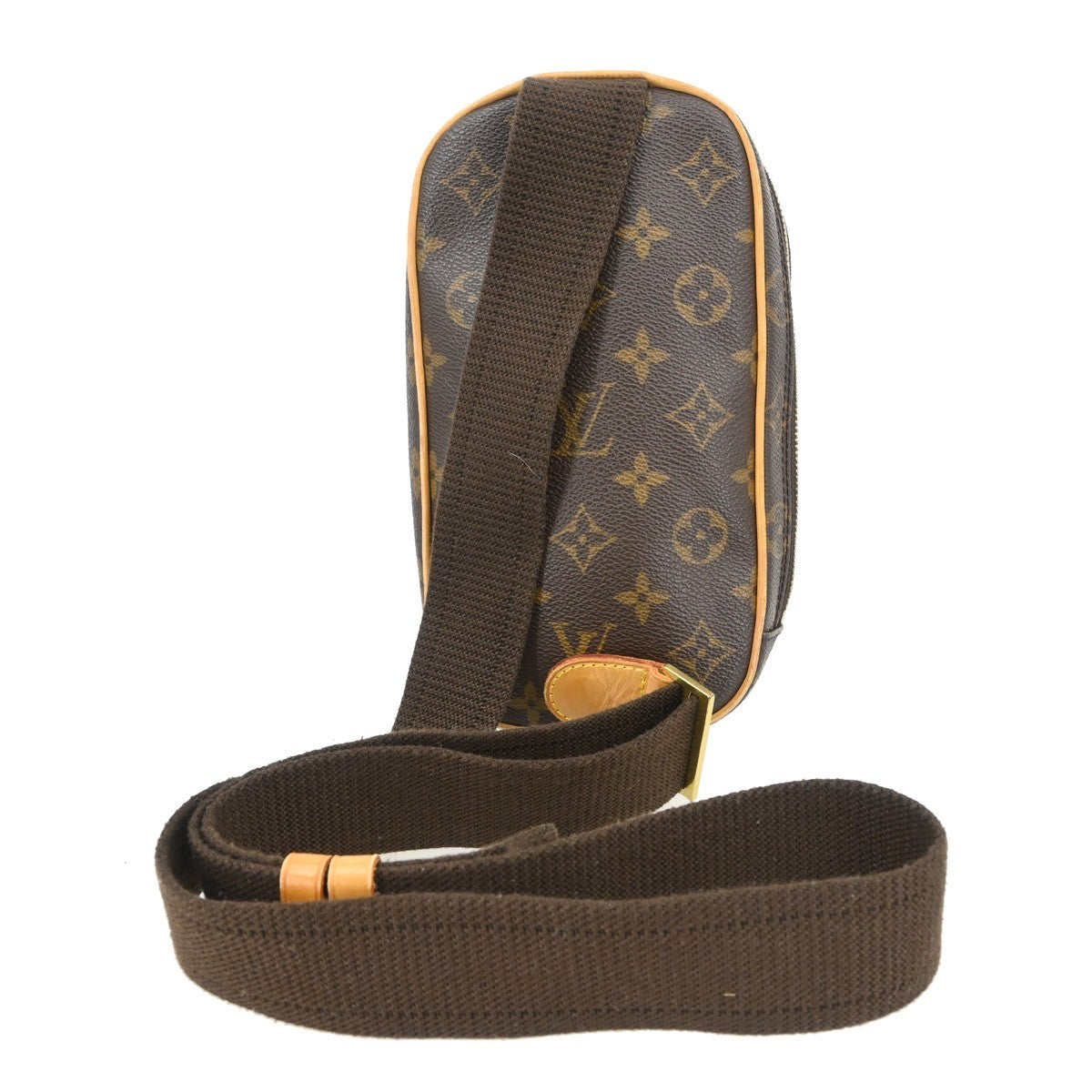 Louis Vuitton Pochette Gange Monogram Canvas Brown Canvas Clutche & Pouche Bag