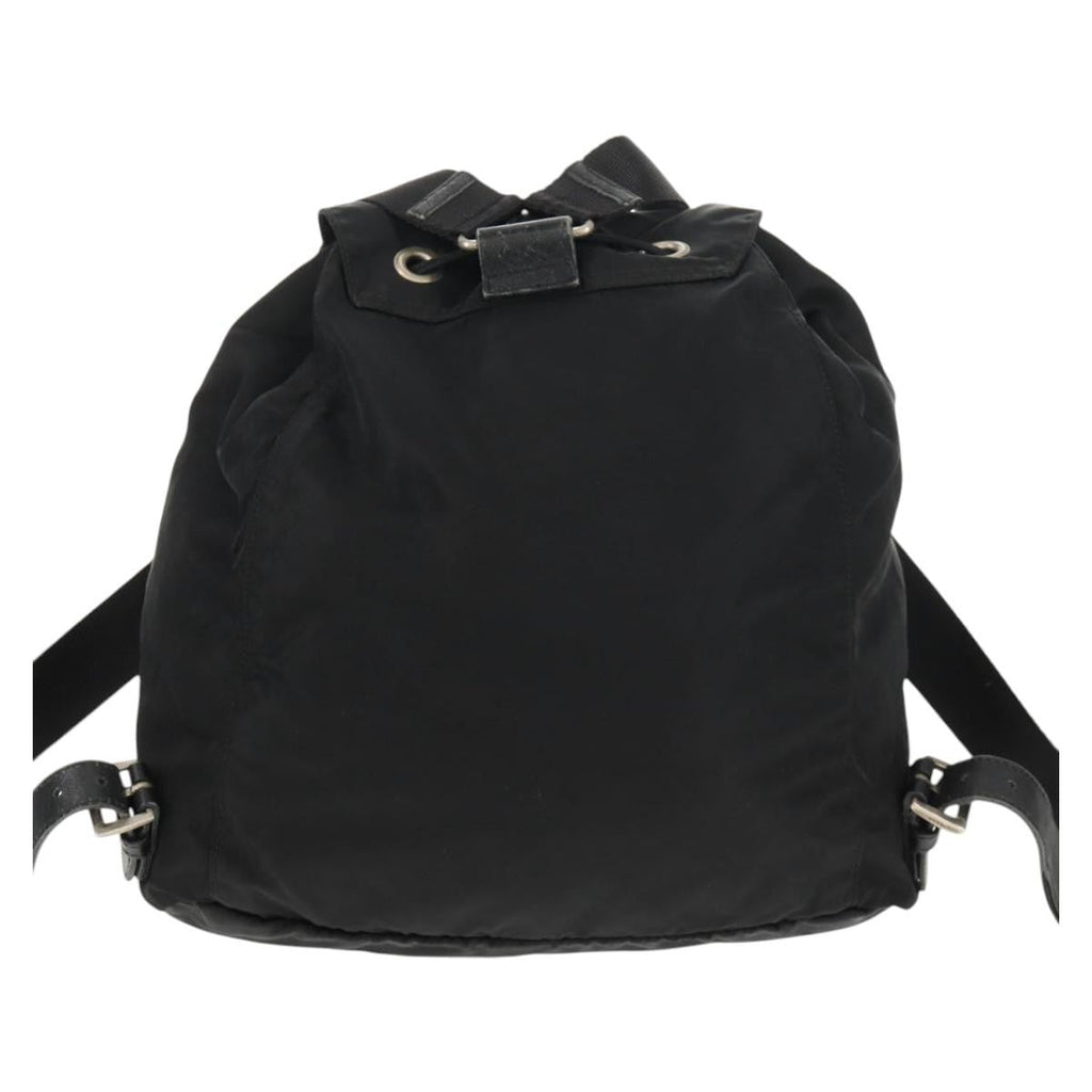 Prada Front Pocket Backpack Tessuto Black Nylon Backpack Bag