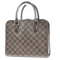 Louis Vuitton Triana Bag Damier Brown Canvas Handbag