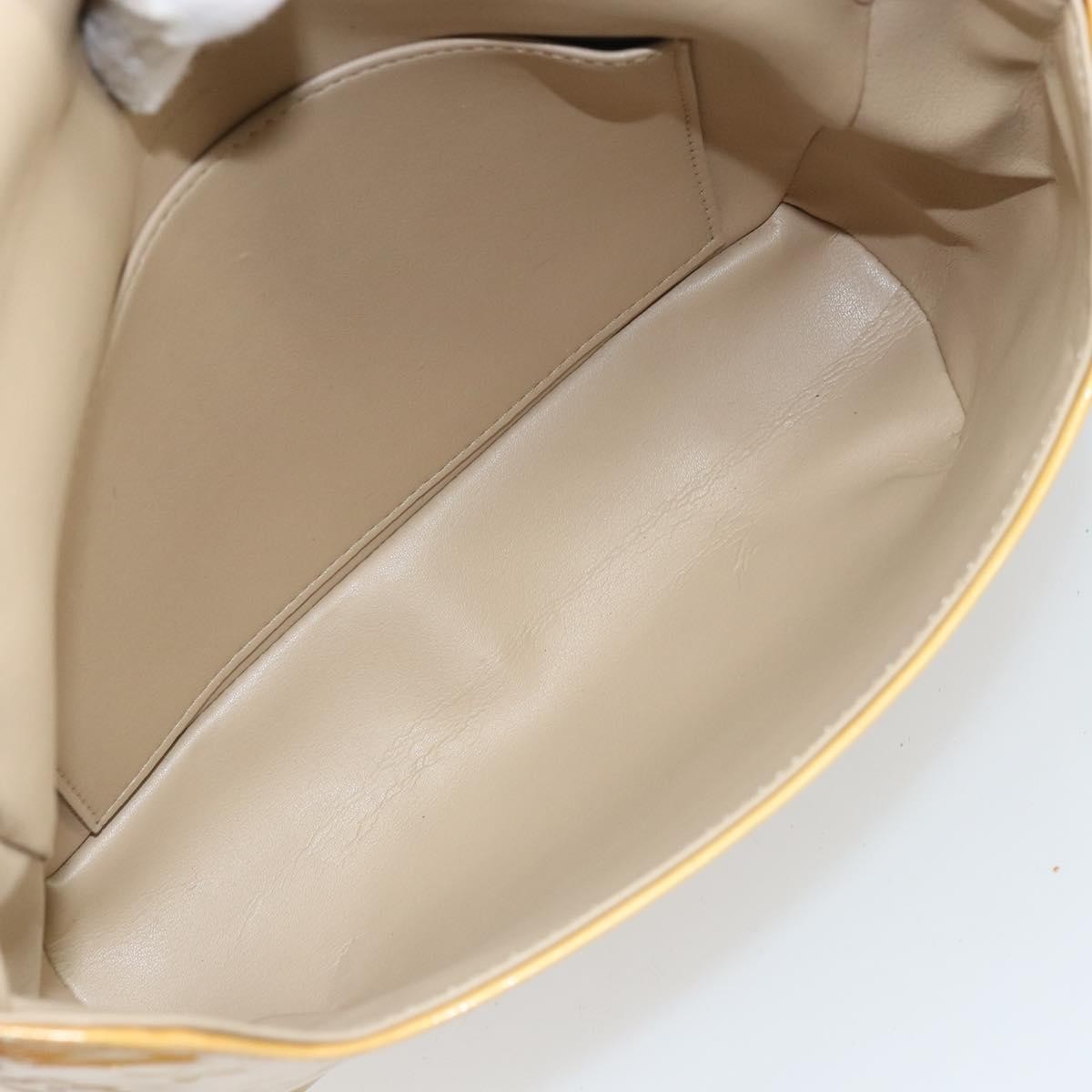 Louis Vuitton Thompson Street Handbag Monogram Vernis Beige Patent_Leather Shoulder Bag