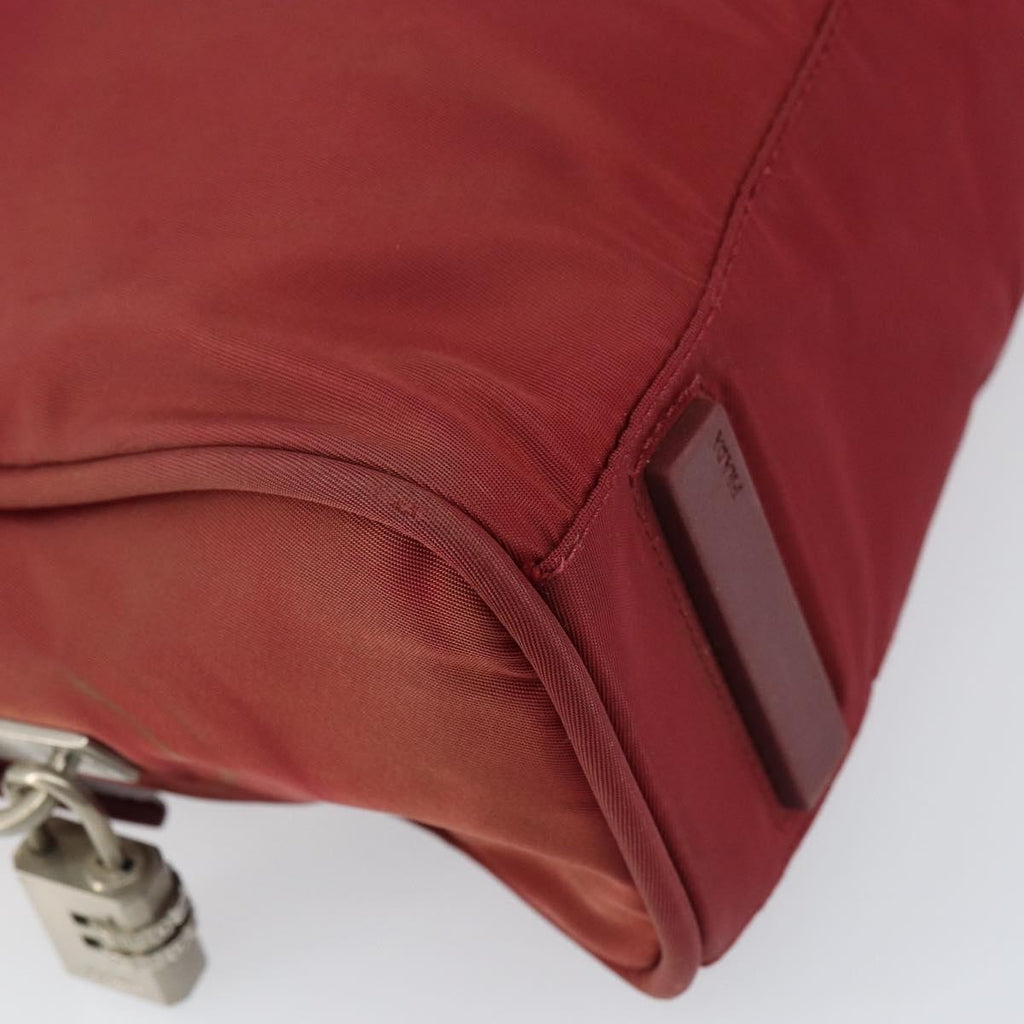 Prada Zip Around Tote Tessuto Red Nylon Shoulder Bag Bag