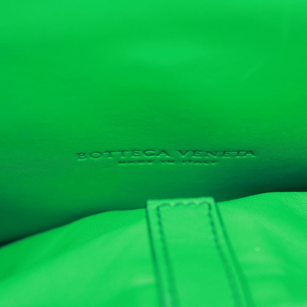 Bottega Veneta Intrecciato Handbag Leather Green Leather Handbag