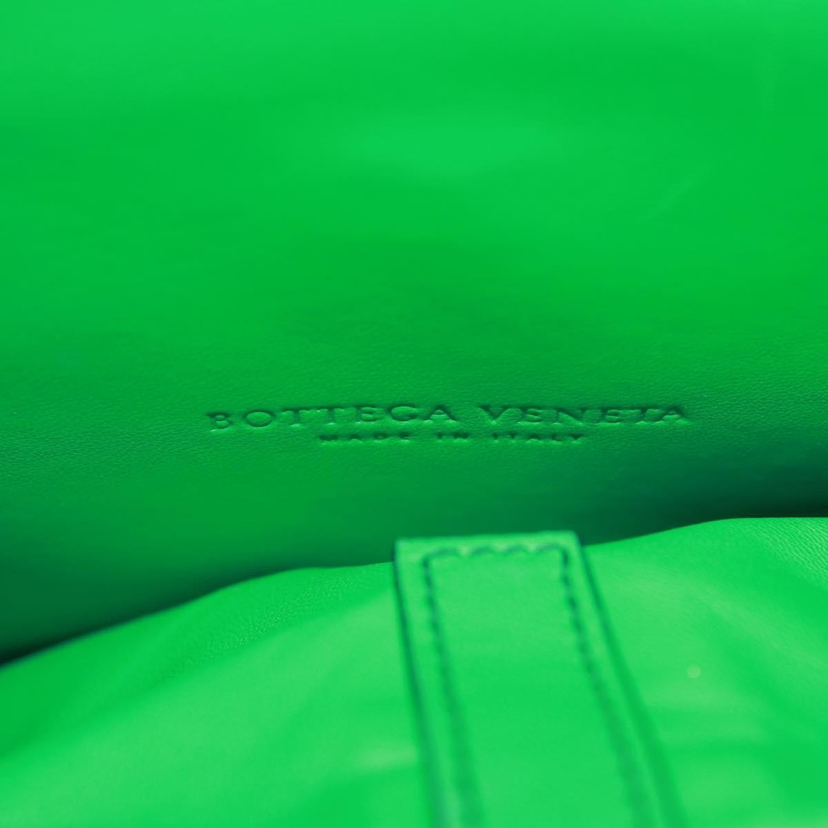 Bottega Veneta Intrecciato Handbag Leather Green Leather Handbag