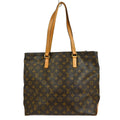 Louis Vuitton Cabas Mezzo Monogram Canvas Brown Canvas Tote Bag