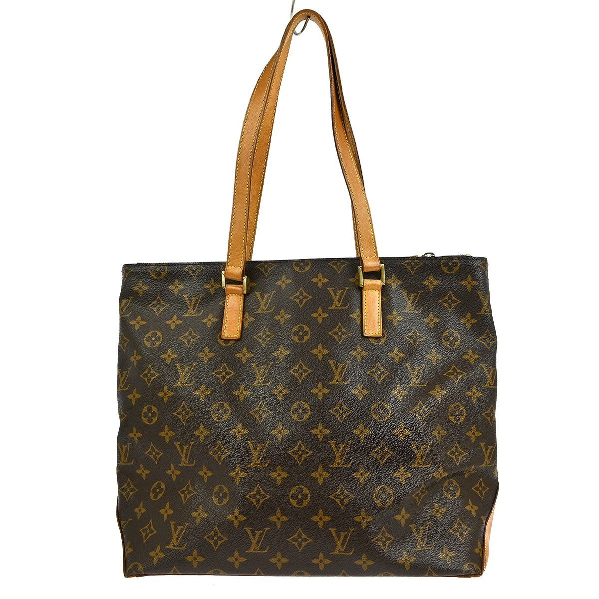 Louis Vuitton Cabas Mezzo Monogram Canvas Brown Canvas Tote Bag
