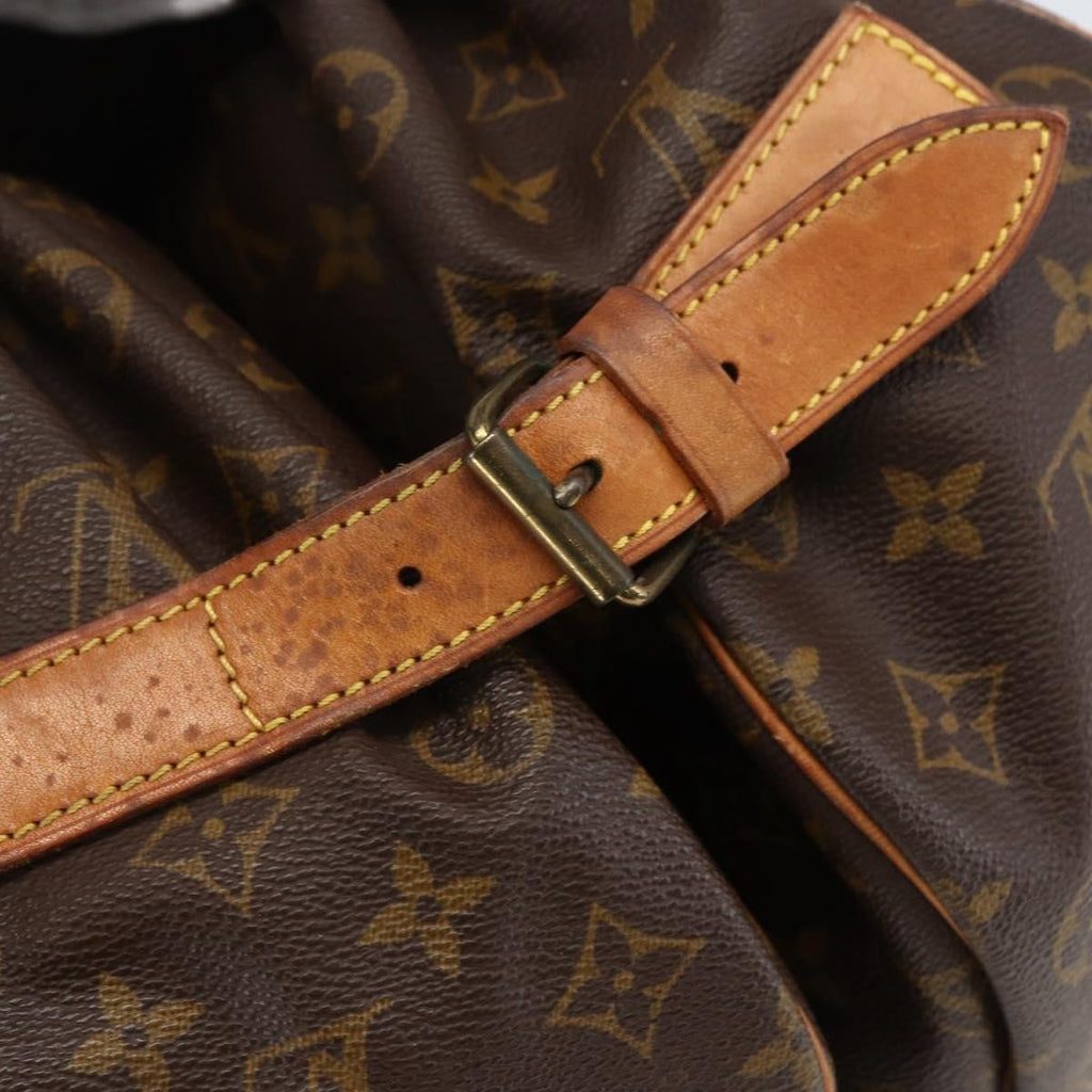 Louis Vuitton Saumur Handbag Monogram Canvas Brown Canvas Shoulder Bag