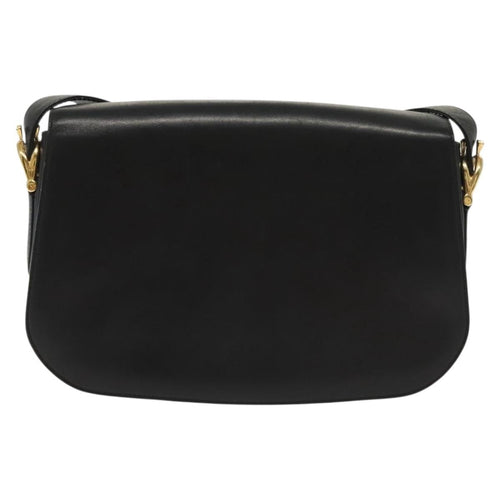 Celine Horse Carriage Shoulder Bag Leather Black Leather Bag