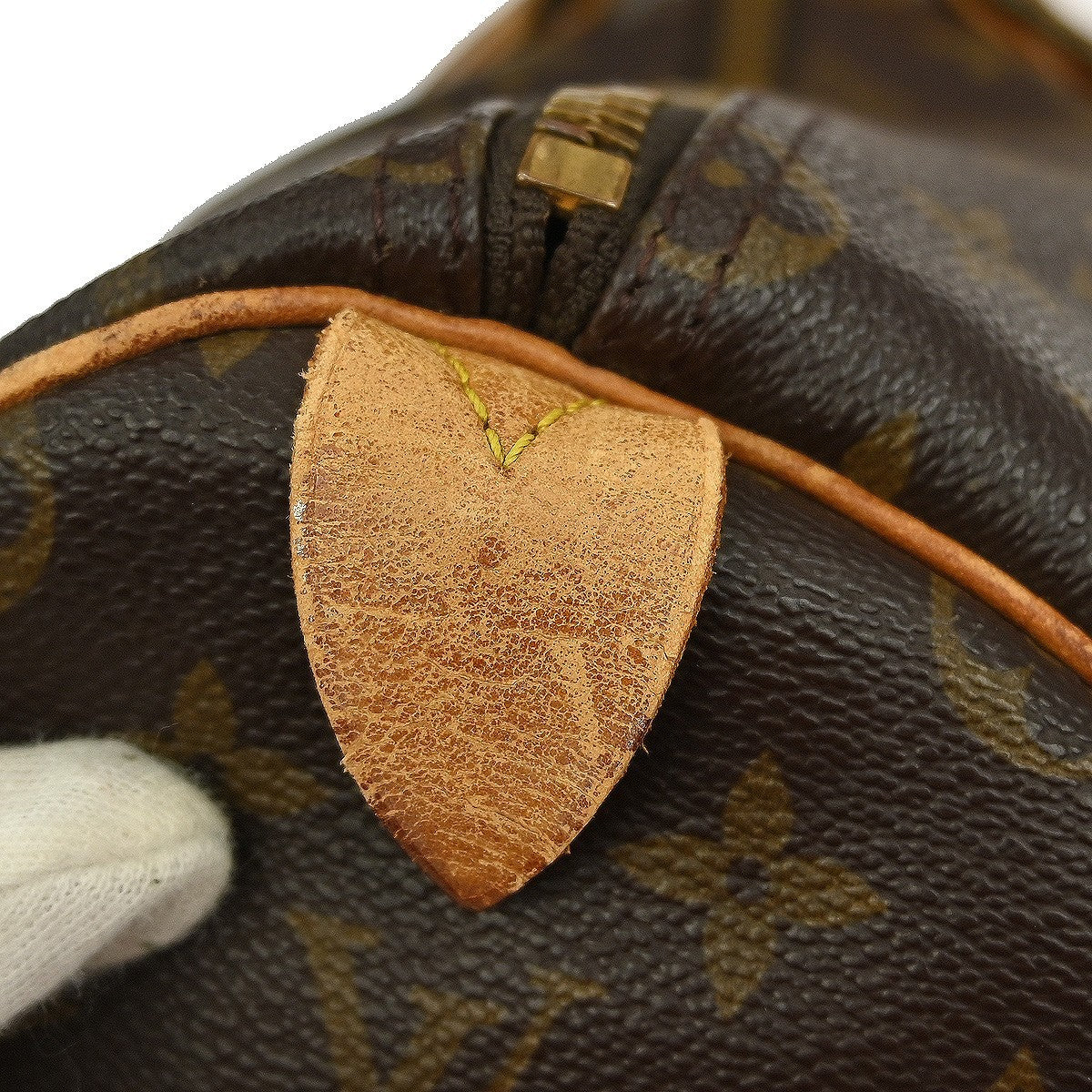 Louis Vuitton Keepall Bag Monogram Canvas Brown Canvas Travel Bag