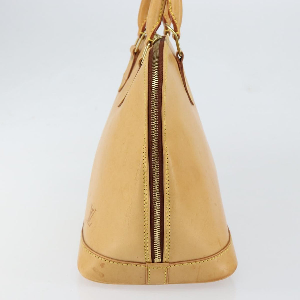Louis Vuitton Alma Handbag Nomade Leather Beige Leather Handbag