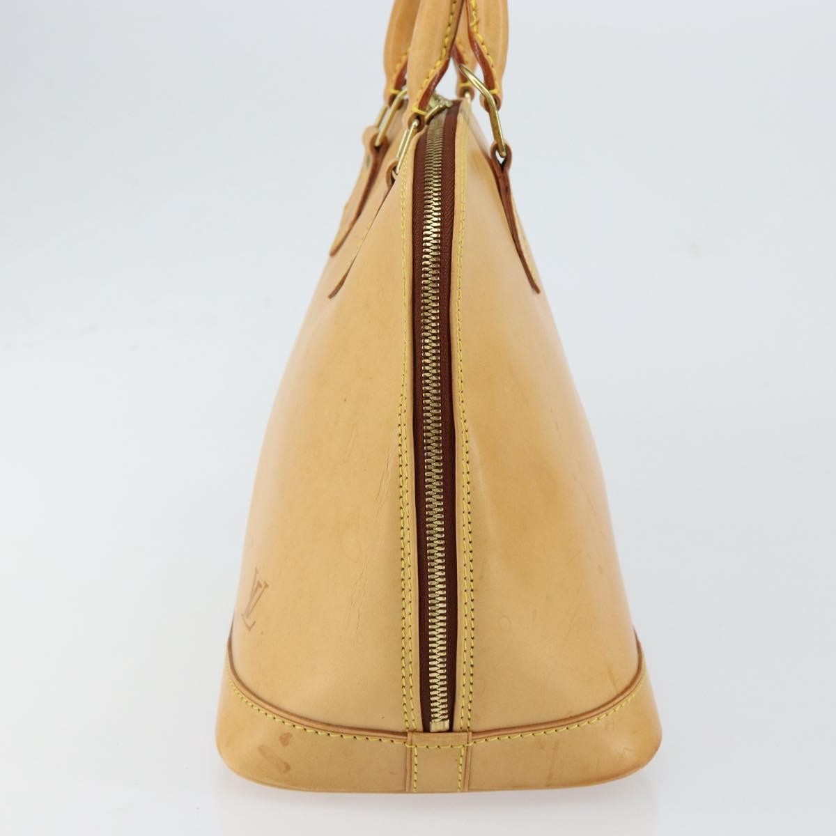 Louis Vuitton Alma Handbag Nomade Leather Beige Leather Handbag