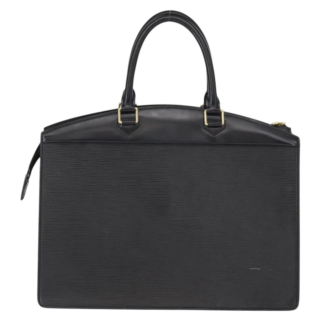 Louis Vuitton Riviera Handbag Epi Leather Black Leather Handbag