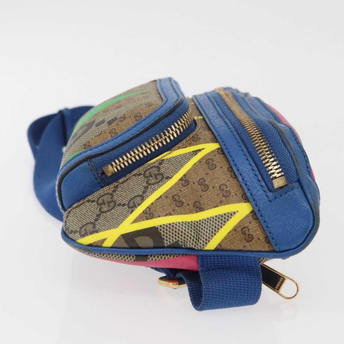 Gucci Gg Supreme Belt Bag Gg Coated Canvas And Leather Multicolour Pvc Crossbody Bag Bag (Pre-Owned)
