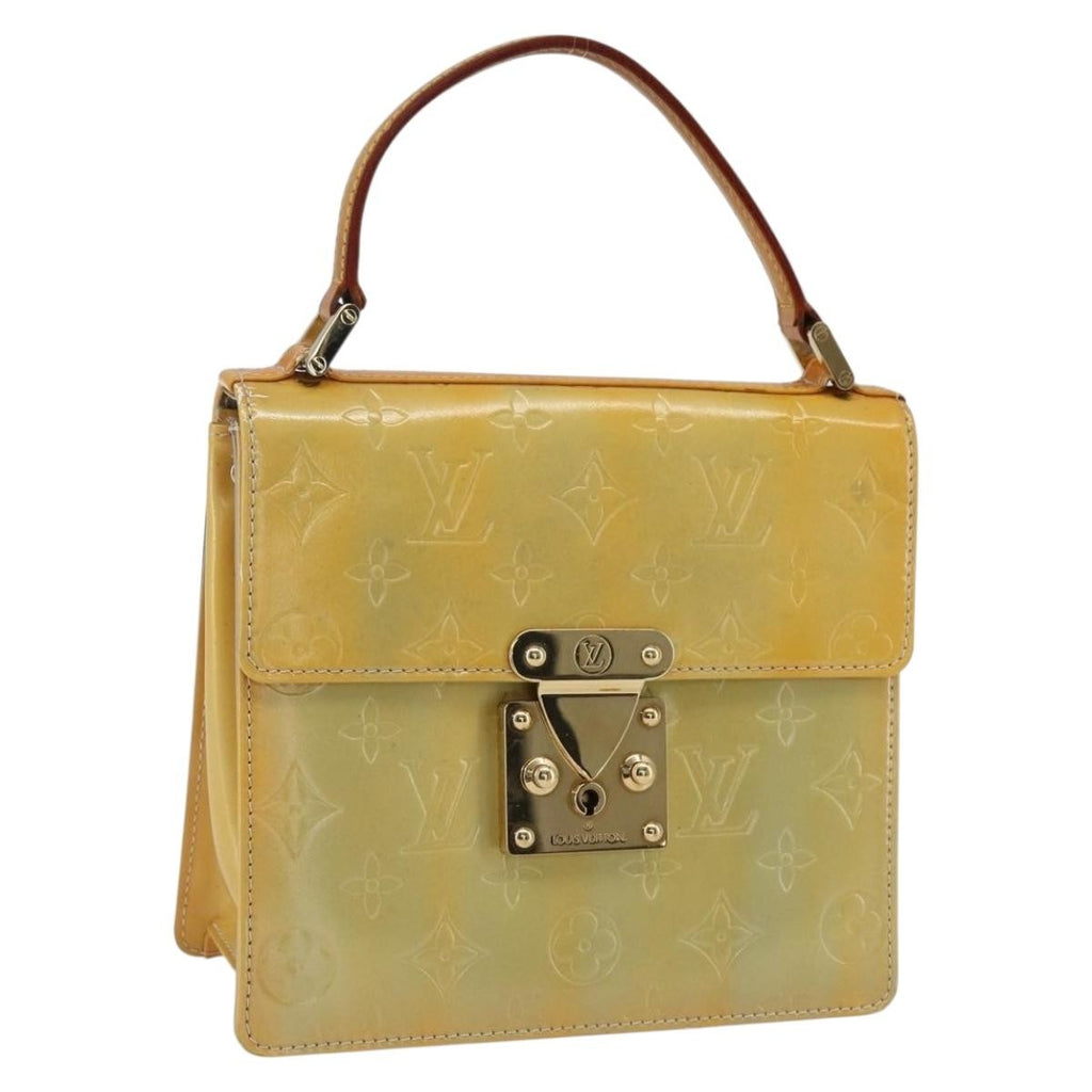 Louis Vuitton Spring Street Nm Handbag Patent Leather Gray Patent_Leather Handbag