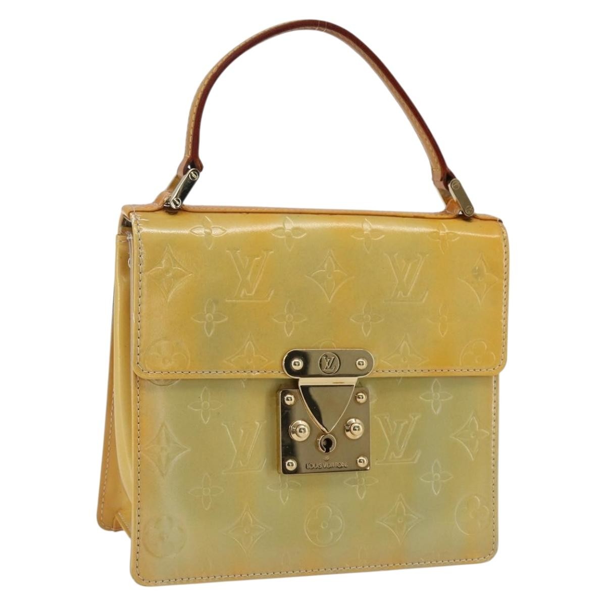 Louis Vuitton Spring Street Nm Handbag Patent Leather Gray Patent_Leather Handbag