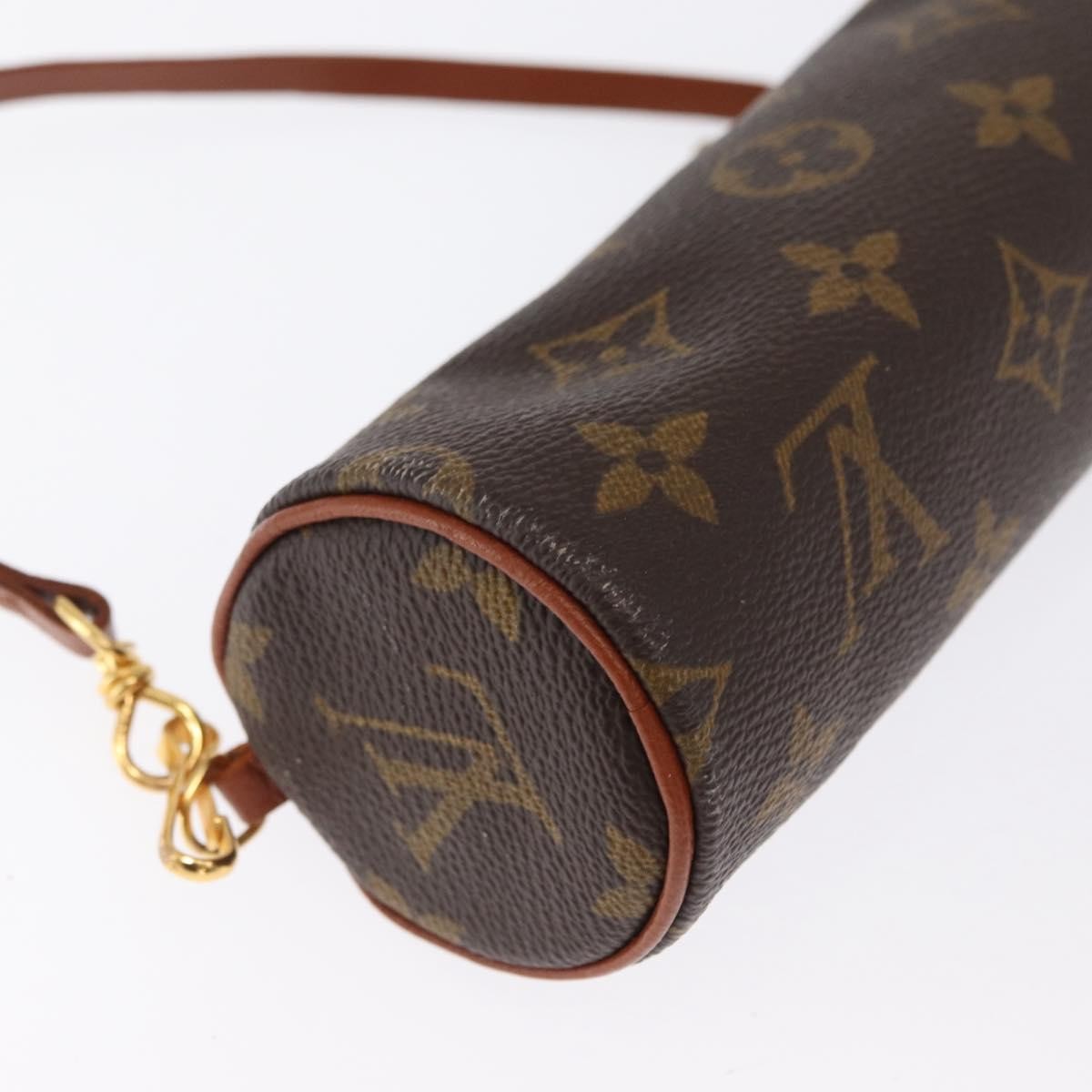 Louis Vuitton Papillon Pochette Monogram Canvas Brown Canvas Clutche & Pouche Bag