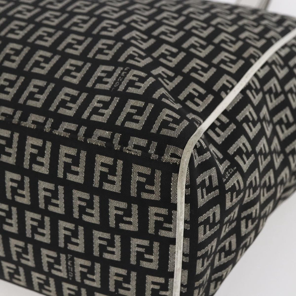 Fendi Zucca Tote Bag Canvas Black Canvas Tote Bag Bag