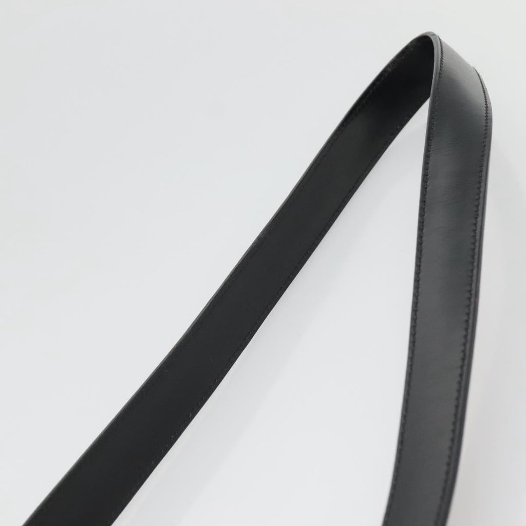 Fendi Buckle Flap Shoulder Bag Zucchino Canvas Black Canvas Shoulder Bag Bag