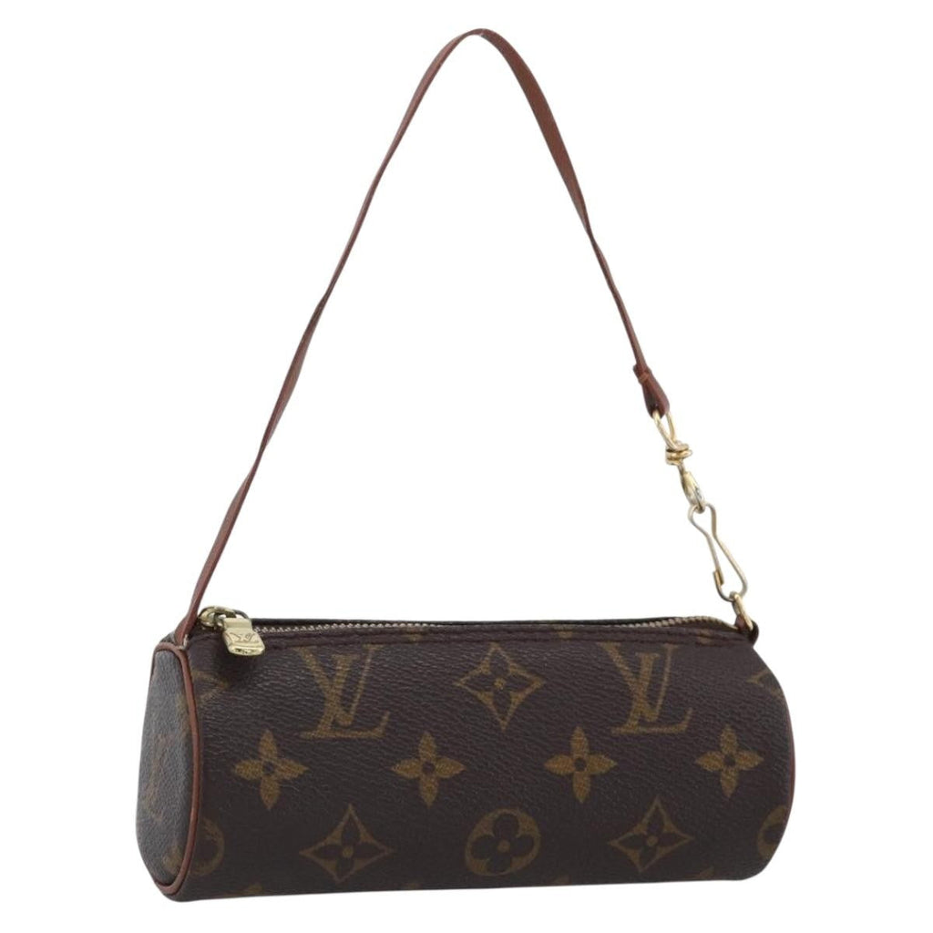 Louis Vuitton Papillon Pochette Monogram Canvas Brown Canvas Clutche & Pouche Bag