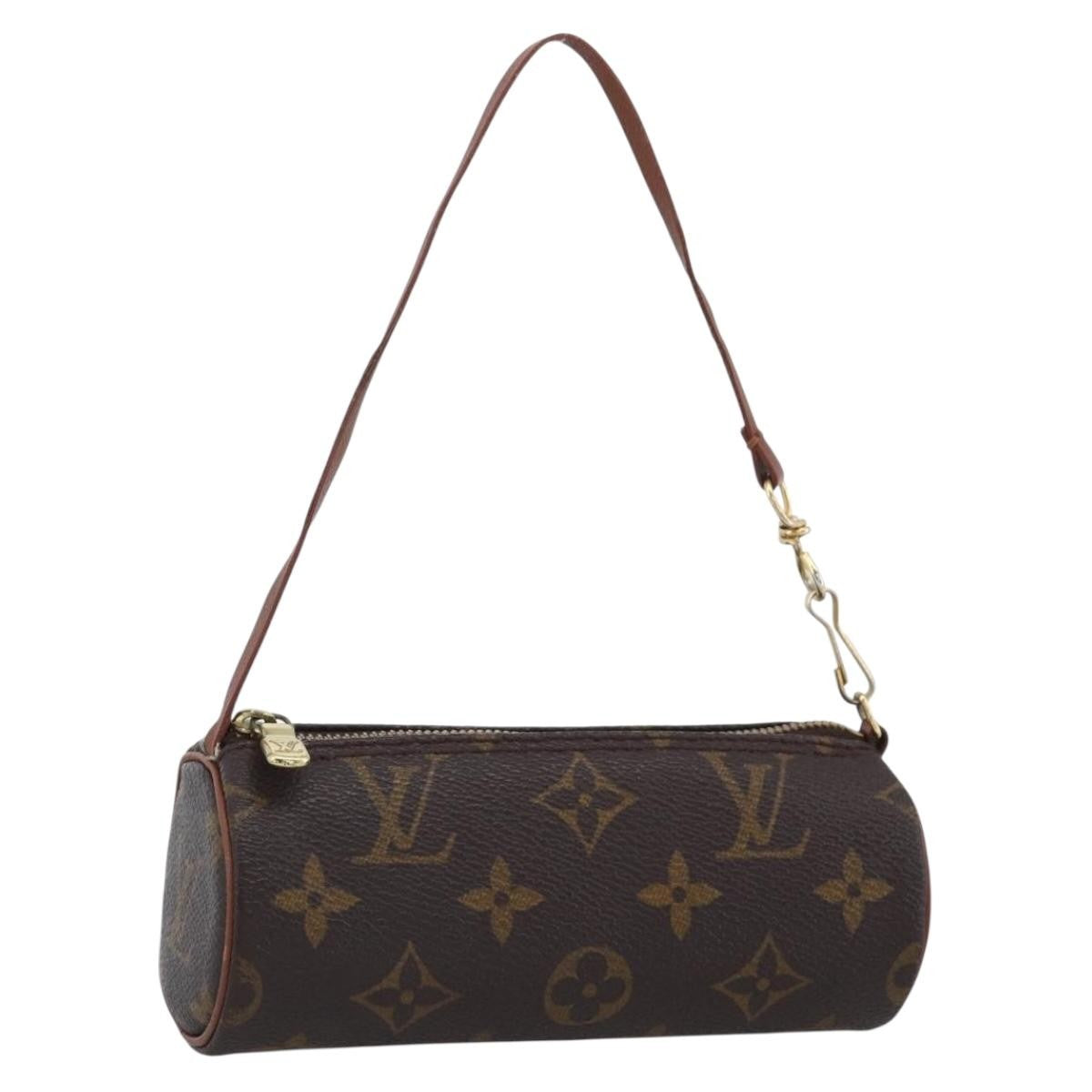 Louis Vuitton Papillon Pochette Monogram Canvas Brown Canvas Clutche & Pouche Bag