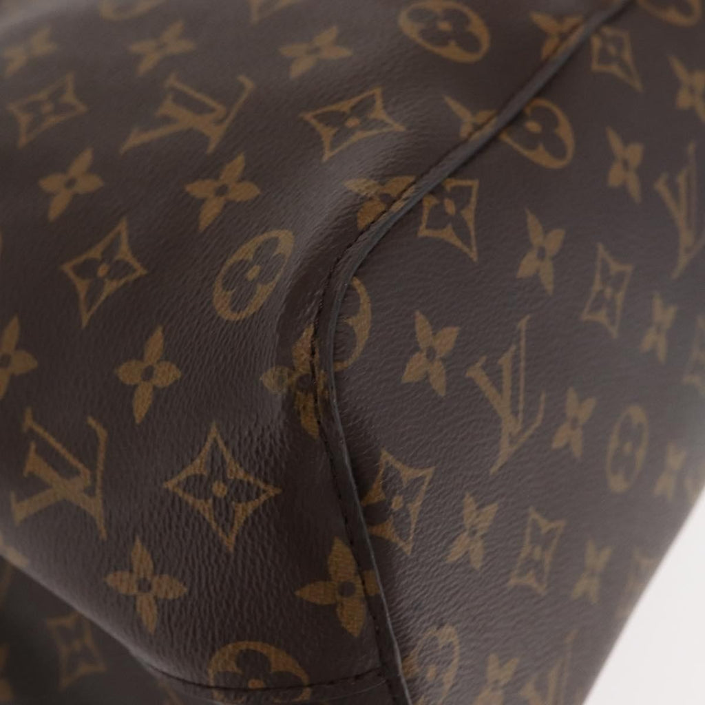 Louis Vuitton Neonoe Handbag Monogram Canvas Black Canvas Shoulder Bag