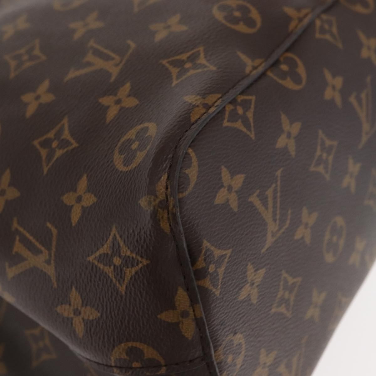 Louis Vuitton Neonoe Handbag Monogram Canvas Black Canvas Shoulder Bag