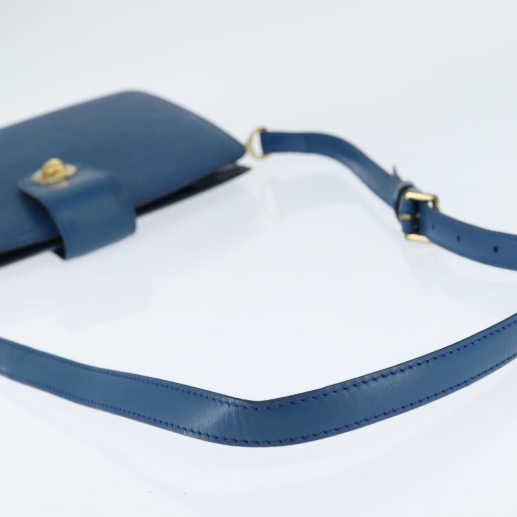 Louis Vuitton Capucines Shoulder Bag Epi Leather Blue Leather Shoulder Bag