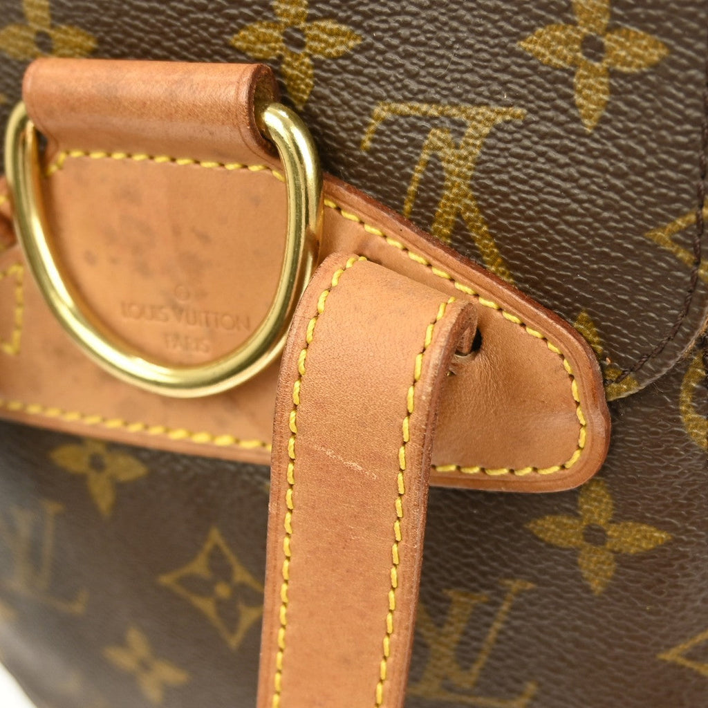 Louis Vuitton Montsouris Backpack Monogram Canvas Brown Canvas Backpack Bag