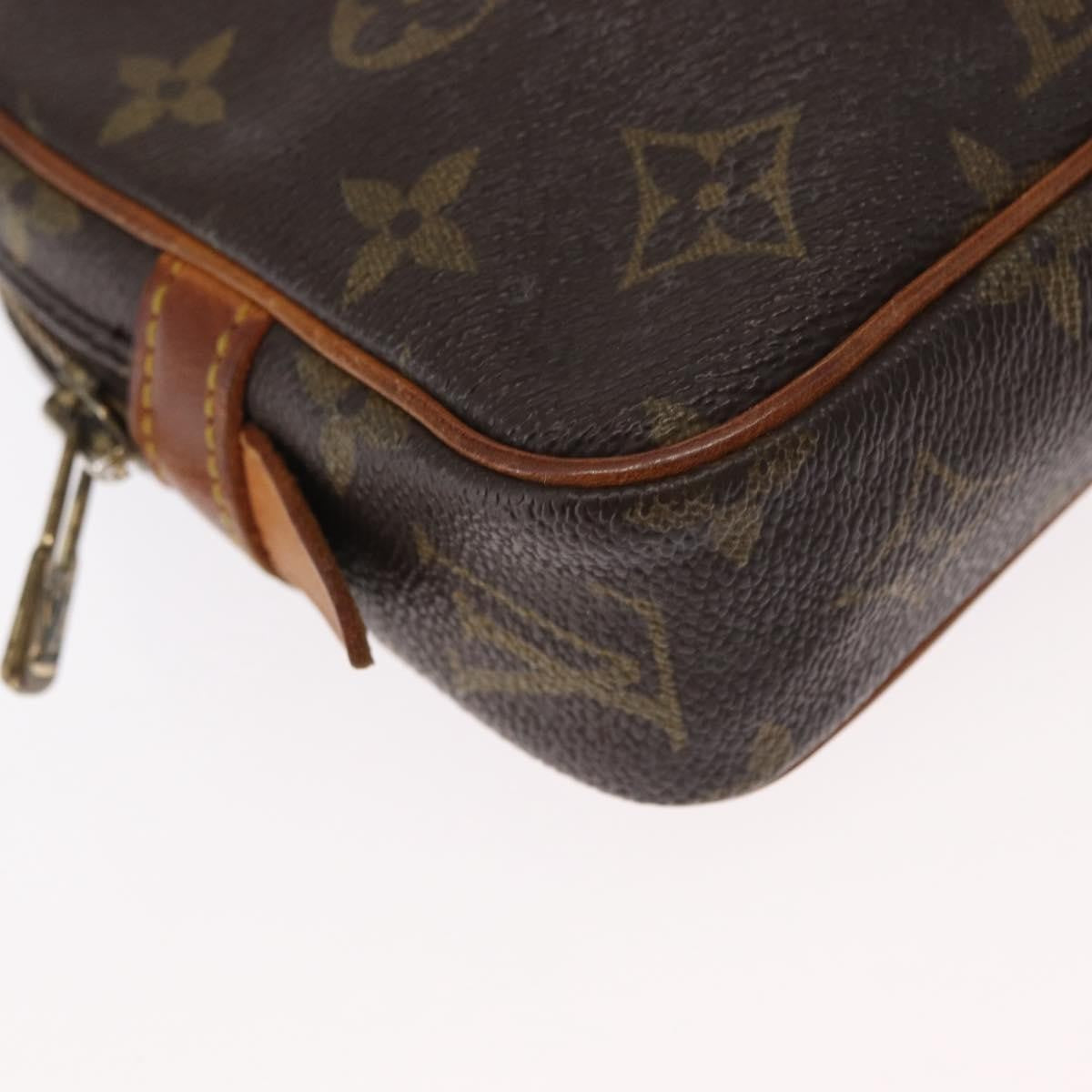 Louis Vuitton Pochette Marly Bandouliere Bag Monogram Canvas Brown Canvas Shoulder Bag