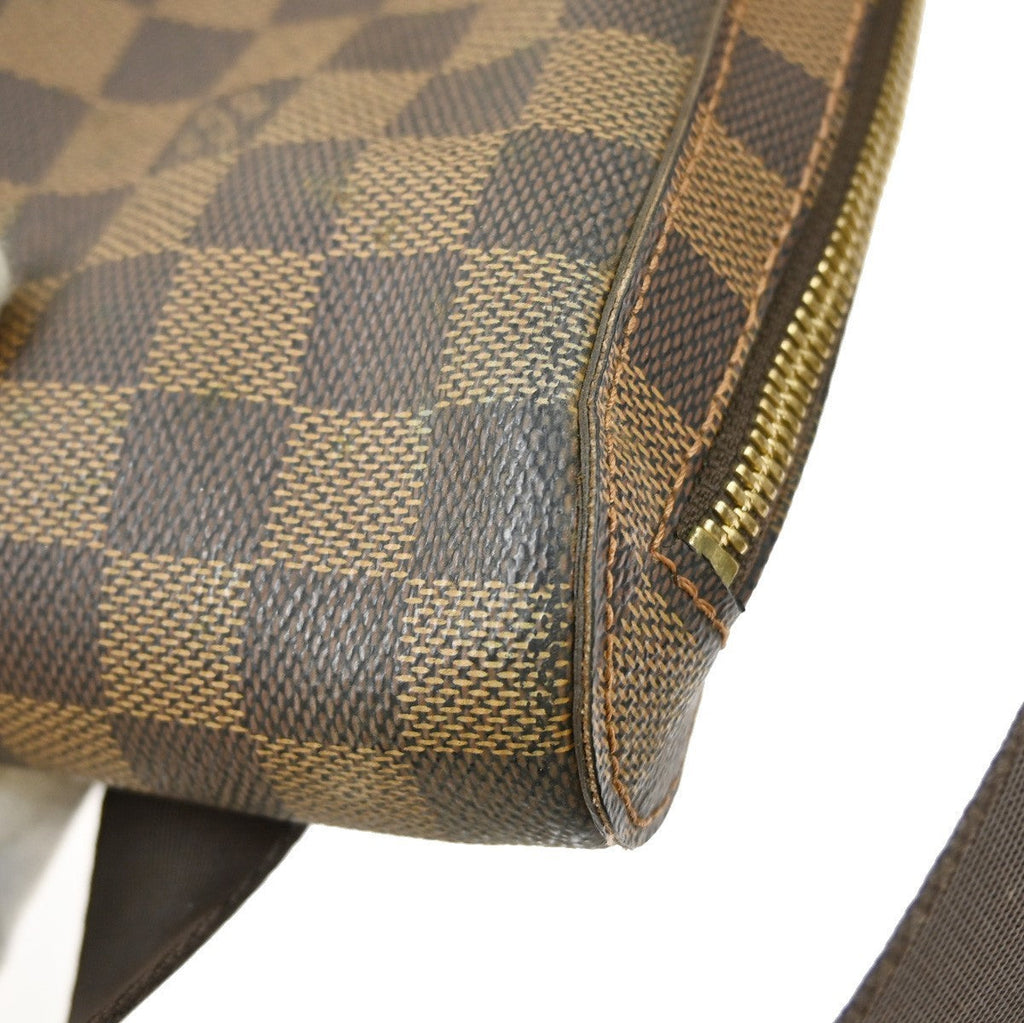 Louis Vuitton Geronimos Waist Bag Damier Brown Canvas Shoulder Bag