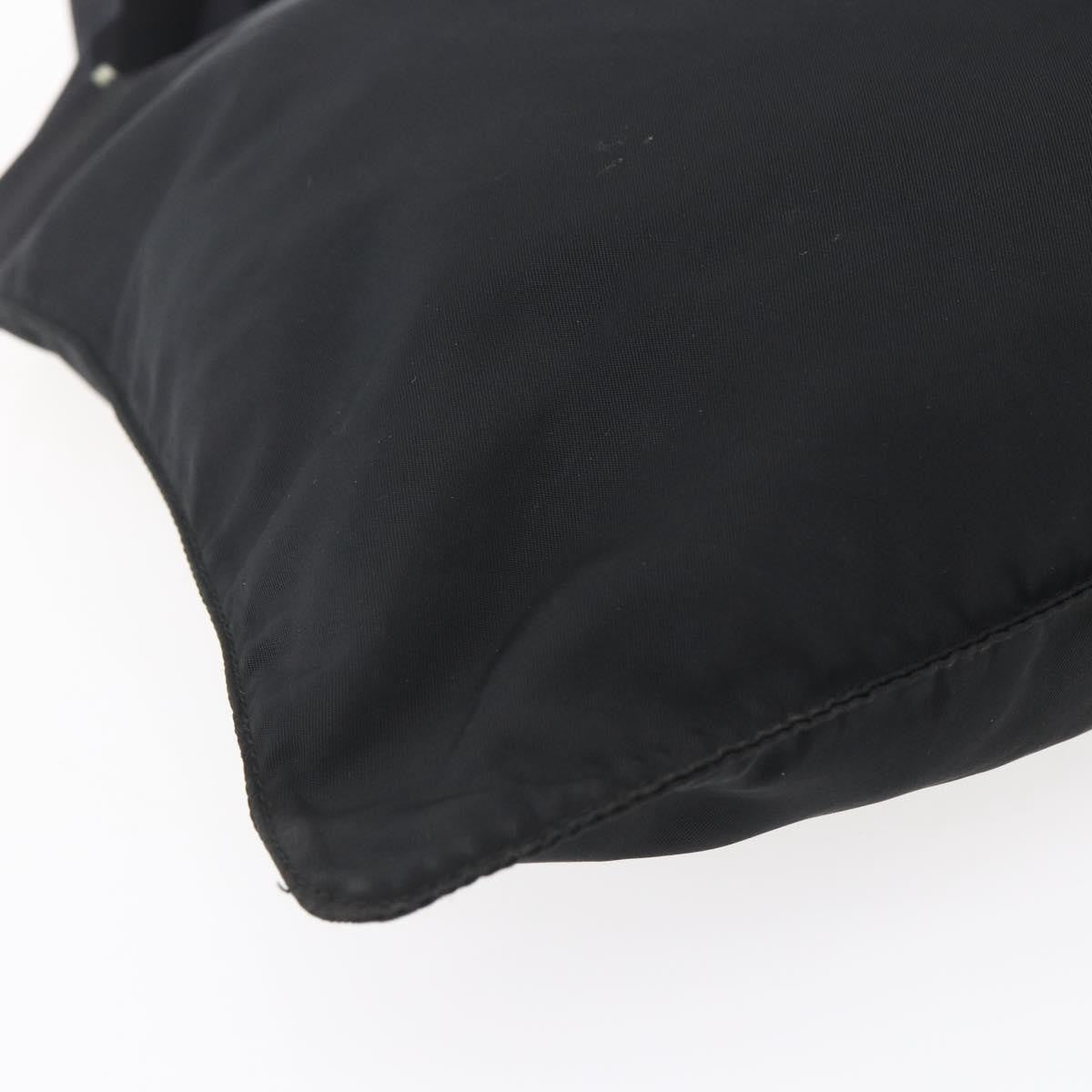 Prada Flat Messenger Bag Tessuto Black Nylon Shoulder Bag Bag