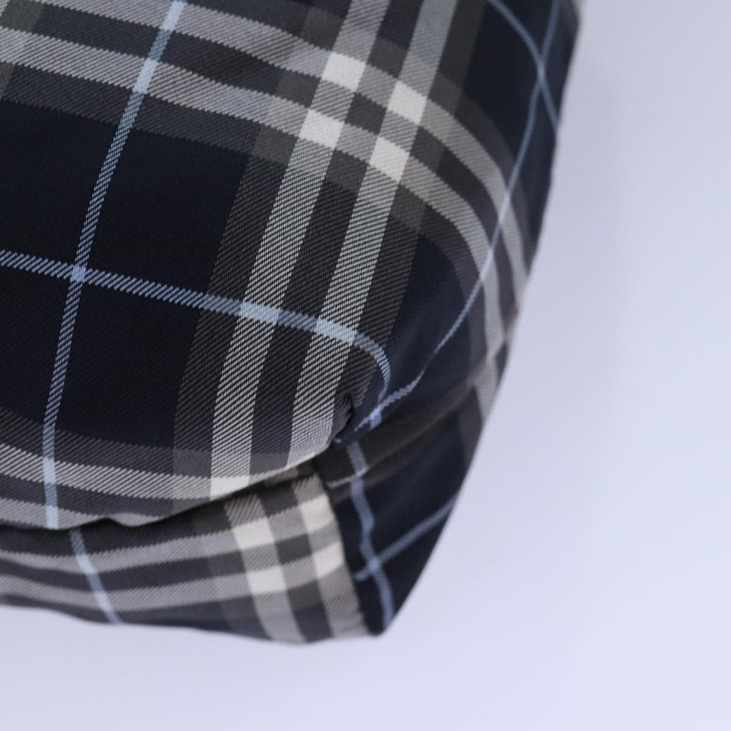 Burberry Nova Check Blue Label Nylon Black Nylon Clutche & Pouche Bag