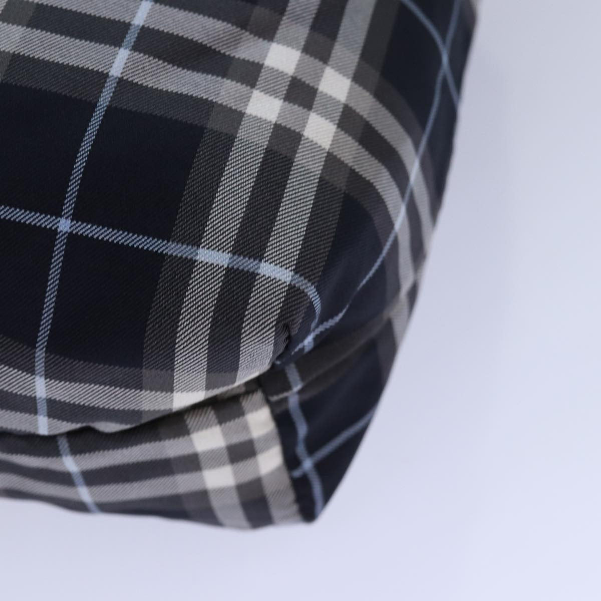 Burberry Nova Check Blue Label Nylon Black Nylon Clutche & Pouche Bag
