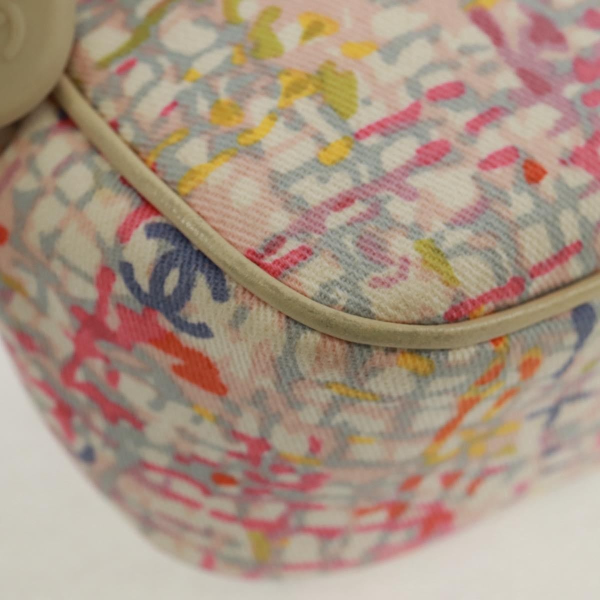 Chanel Vintage Clover Camera Bag Printed Canvas Multicolour Canvas Shoulder Bag Bag