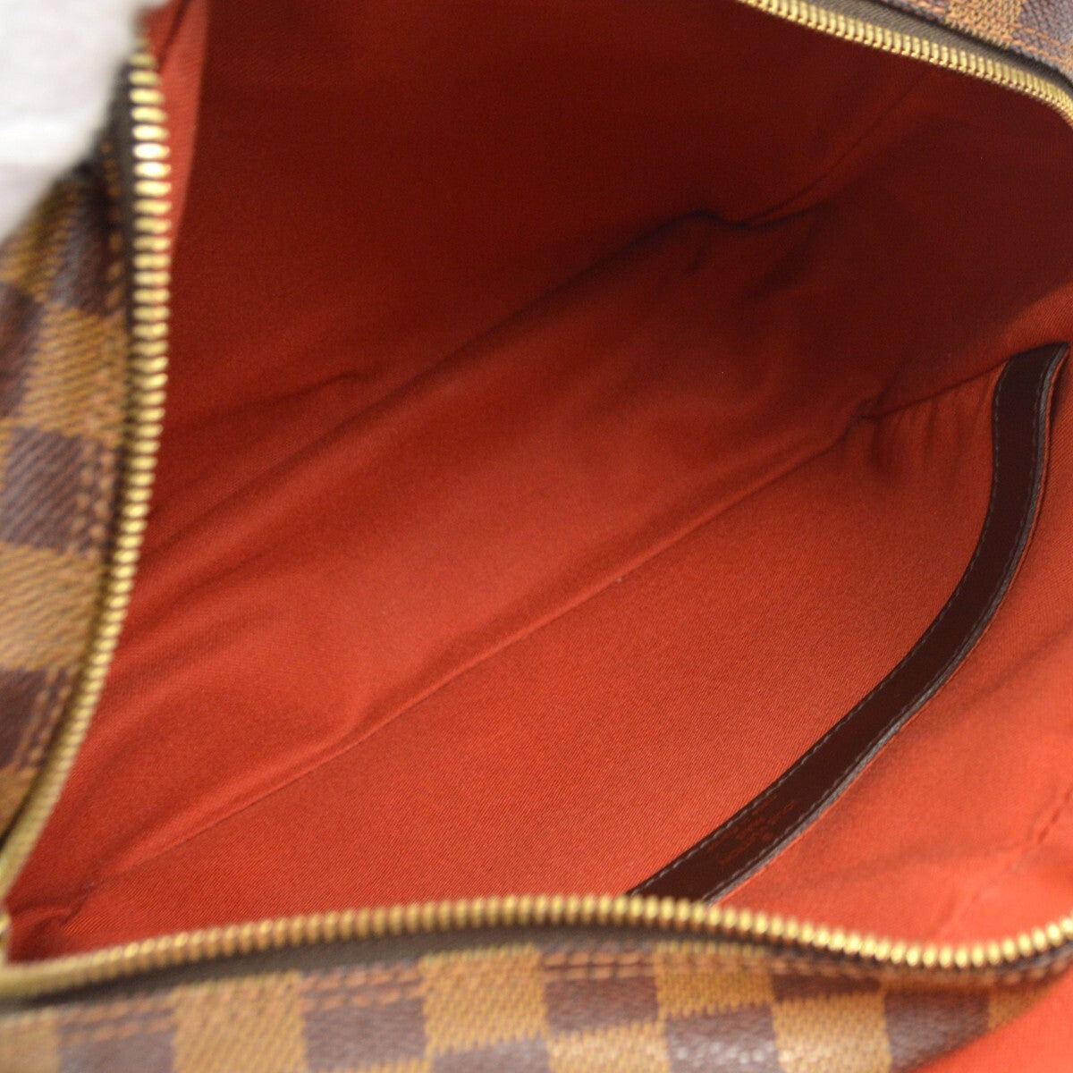 Louis Vuitton Naviglio Handbag Damier Brown Canvas Shoulder Bag