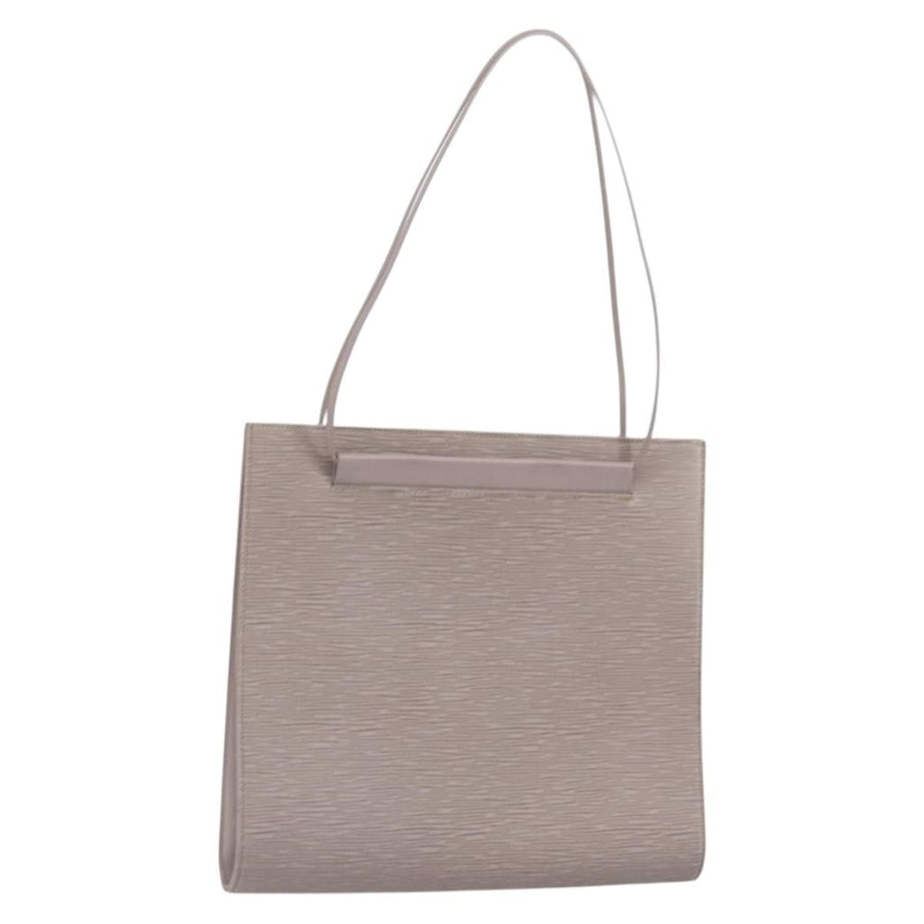 Louis Vuitton Saint Tropez Handbag Epi Leather Gray Leather Shoulder Bag