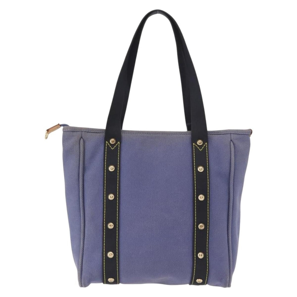 Louis Vuitton Antigua Tote Canvas Blue Canvas Tote Bag