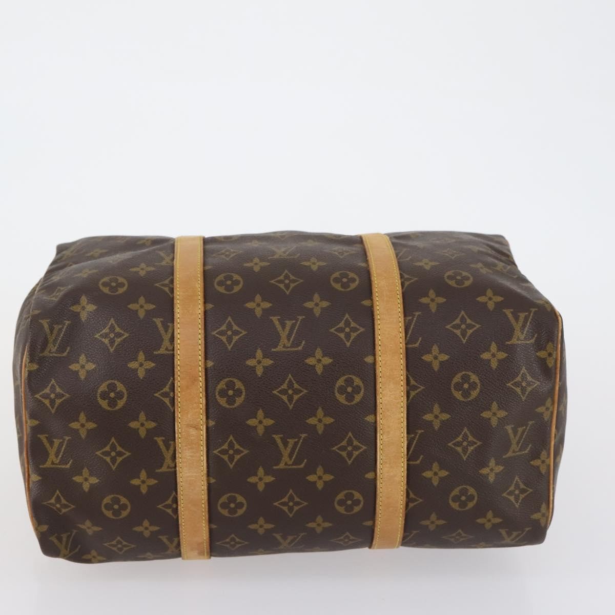 Louis Vuitton Sac Souple Handbag Monogram Canvas Brown Canvas Travel Bag