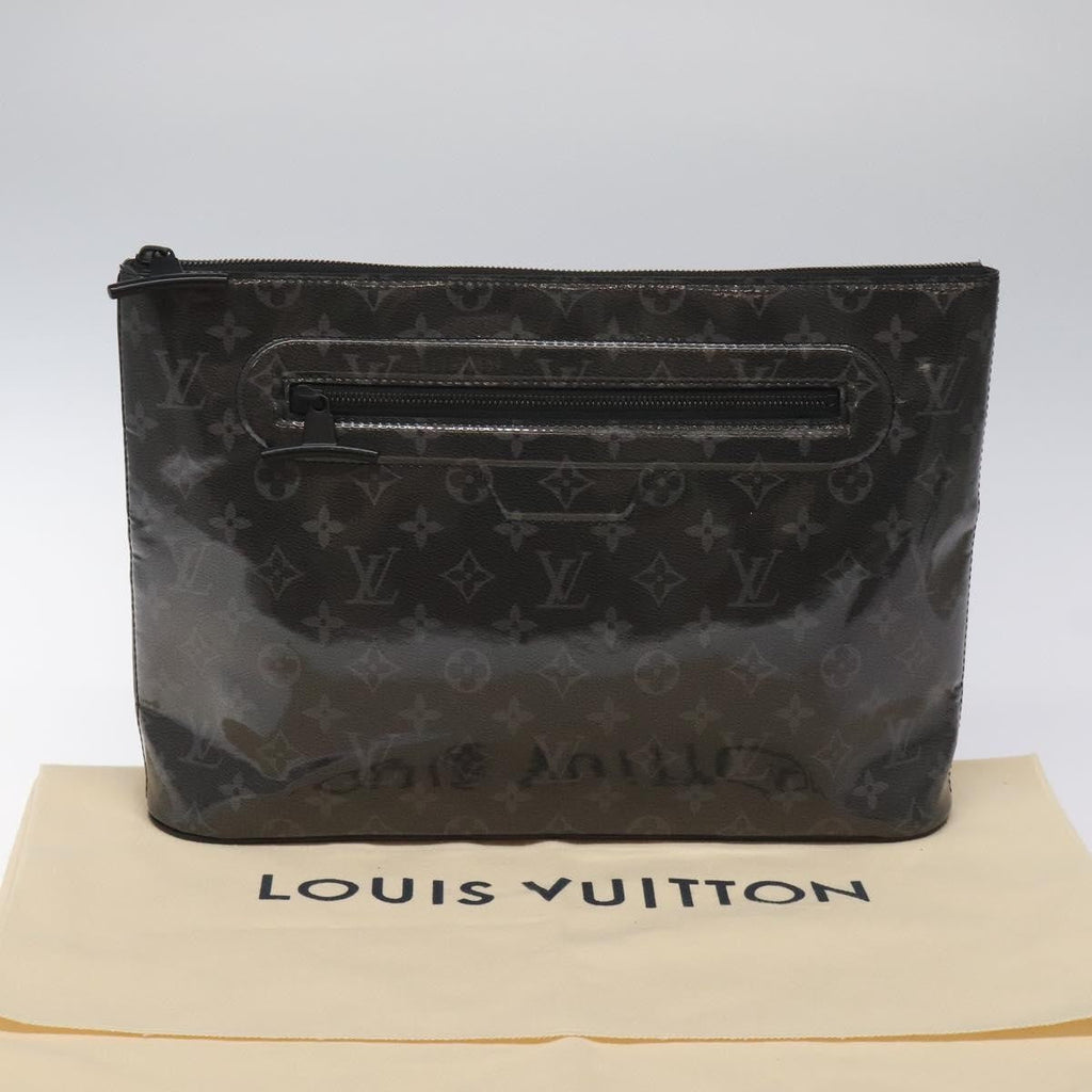 Louis Vuitton Pochette Cosmos Limited Edition Monogram Glaze Canvas Black Canvas Clutche & Pouche Bag
