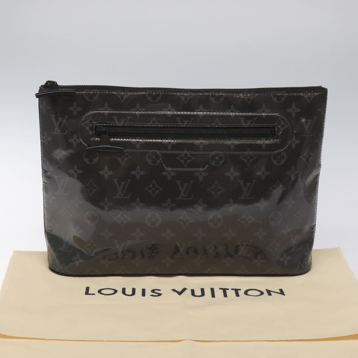 Louis Vuitton Pochette Cosmos Limited Edition Monogram Glaze Canvas Black Canvas Clutche & Pouche Bag