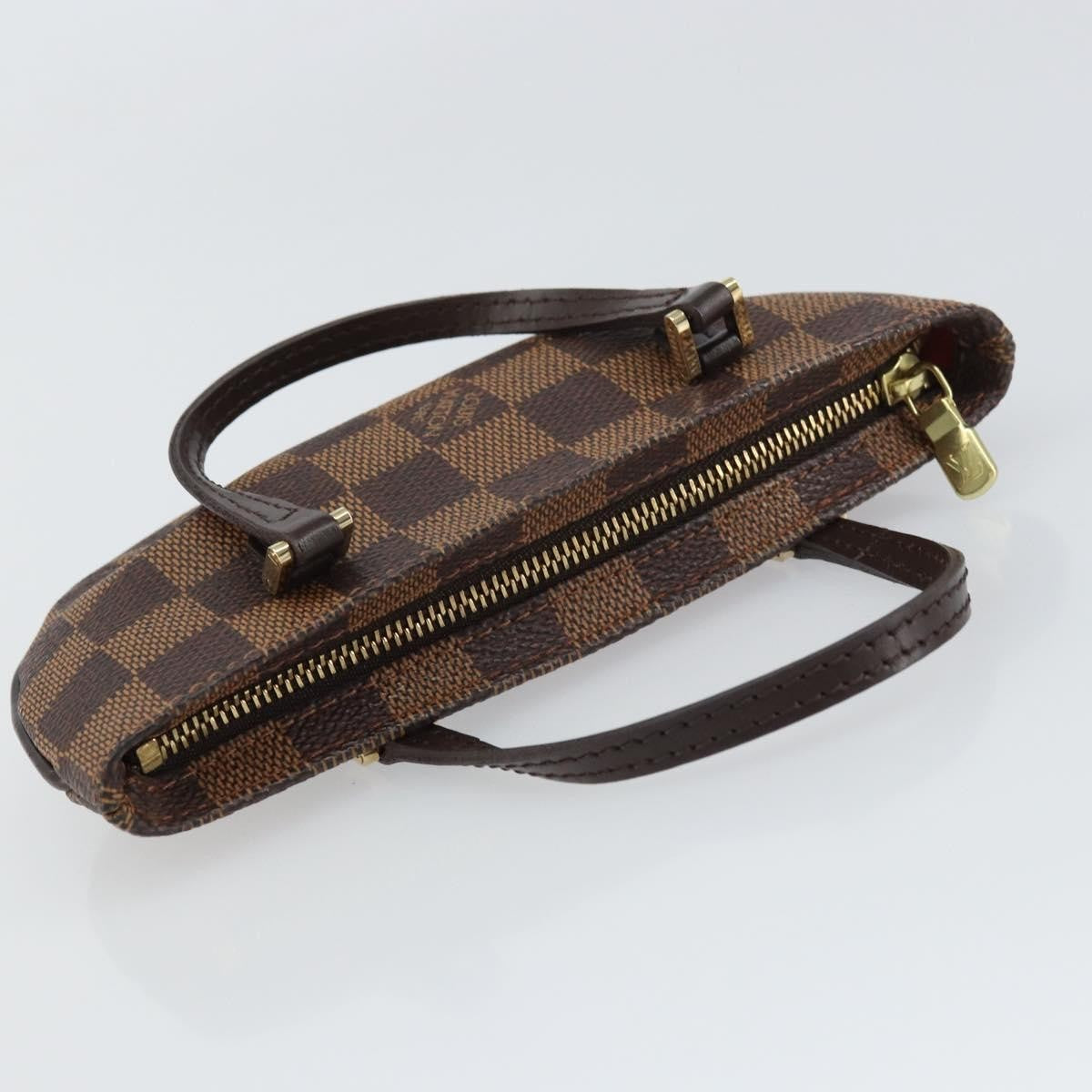 Louis Vuitton Manosque Pochette Damier Brown Canvas Clutche & Pouche Bag