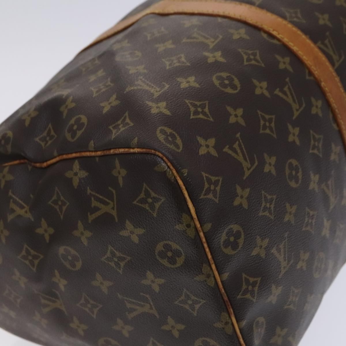 Louis Vuitton Keepall Bag Monogram Canvas Brown Canvas Travel Bag