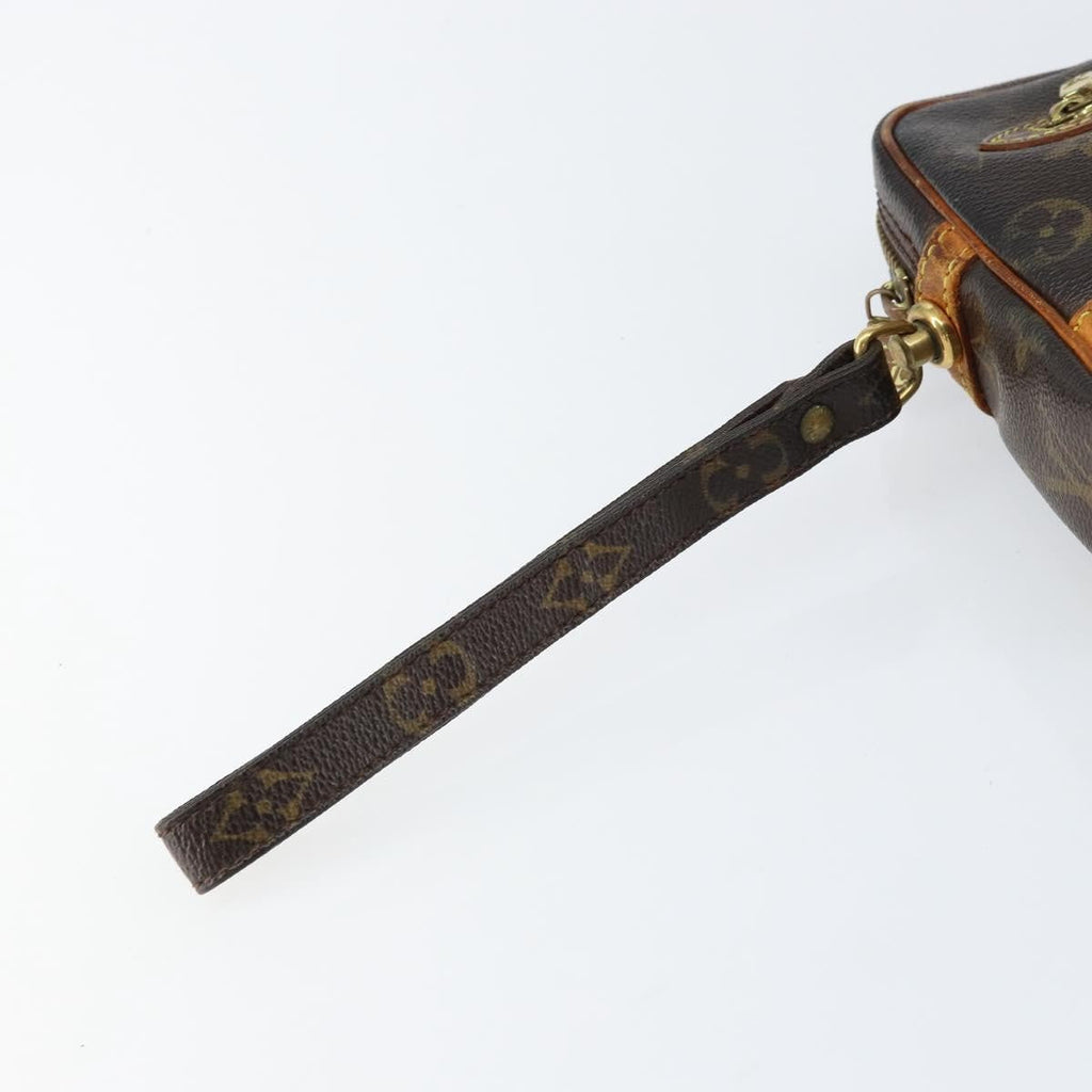 Louis Vuitton Marly Dragonne Clutch Monogram Canvas Brown Canvas Clutche & Pouche Bag