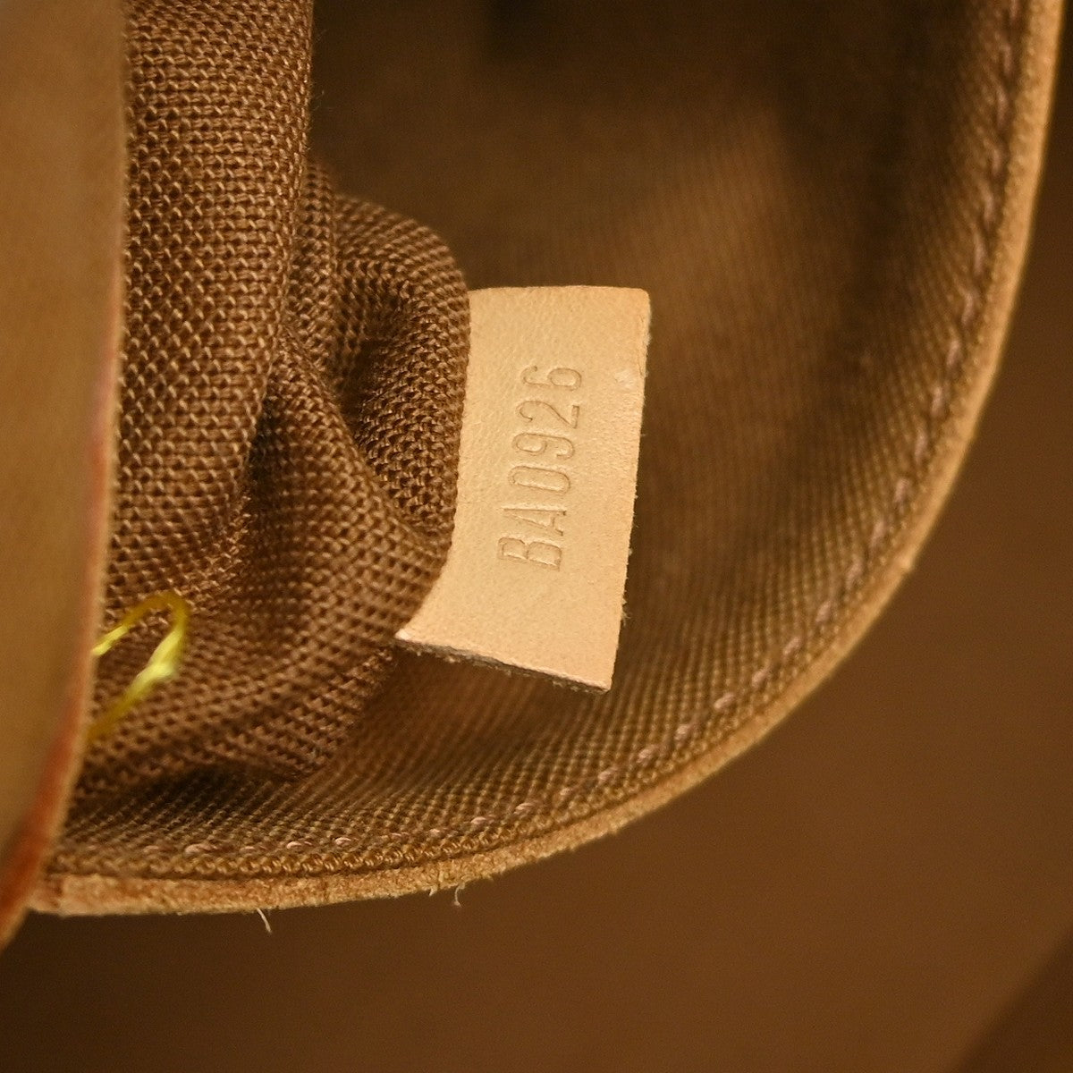 Louis Vuitton Alma Handbag Monogram Canvas Brown Canvas Handbag