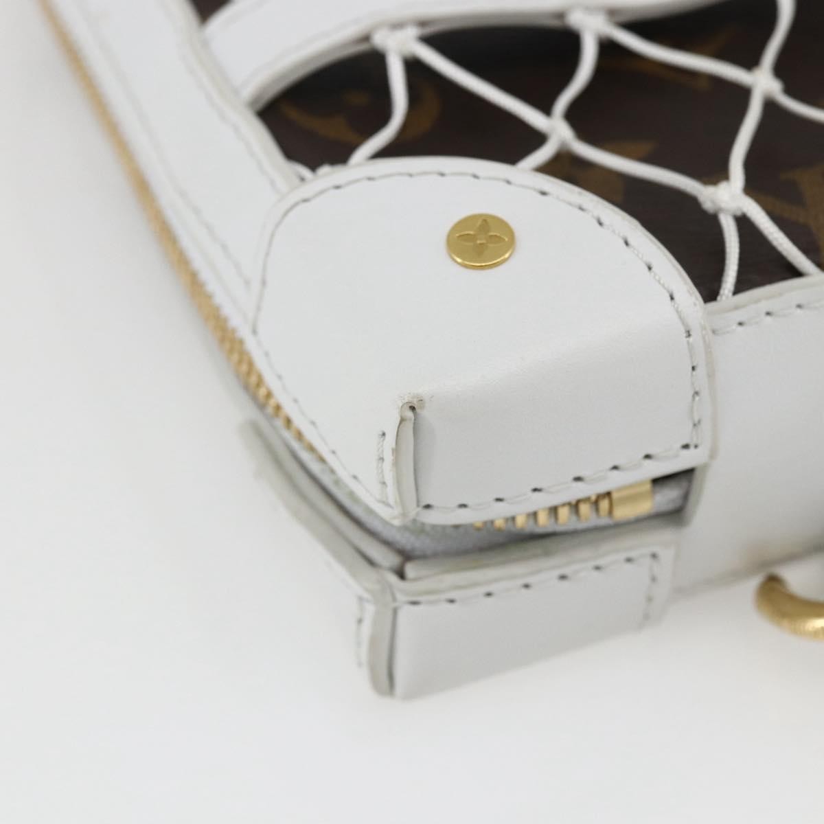 Louis Vuitton X Nba Soft Trunk Phone Box Monogram Canvas White Canvas Clutche & Pouche Bag