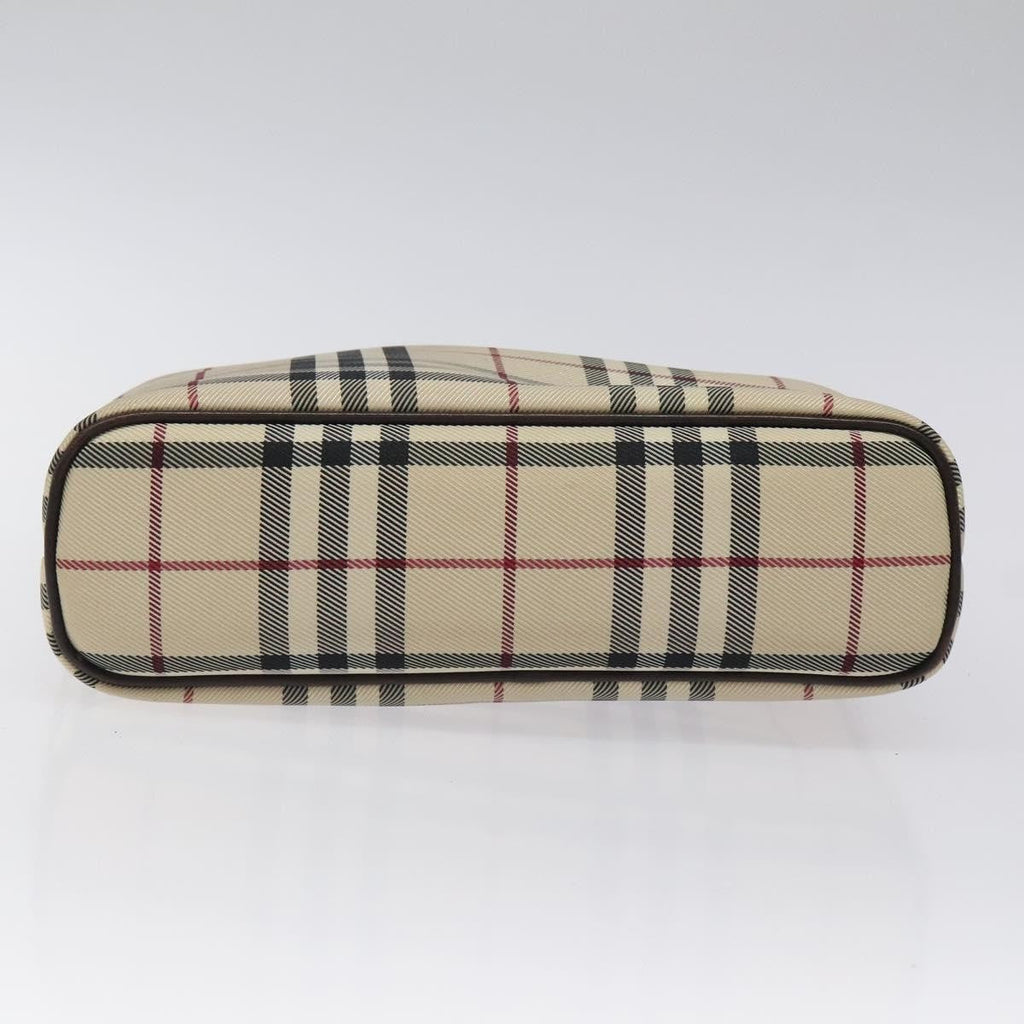 Burberry Nova Check Handbag Nova Check Canvas And Leather Beige Canvas Handbag