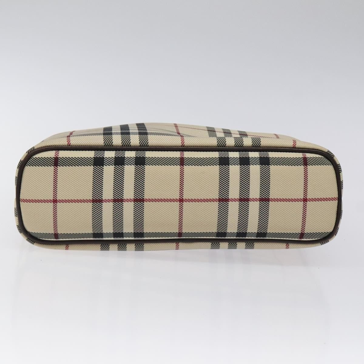 Burberry Nova Check Handbag Nova Check Canvas And Leather Beige Canvas Handbag