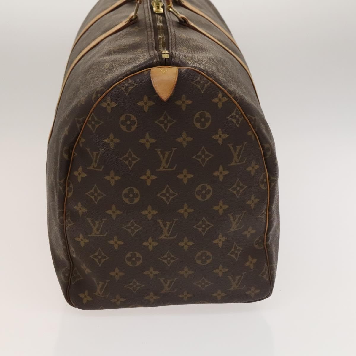 Louis Vuitton Keepall Bag Monogram Canvas Brown Canvas Travel Bag